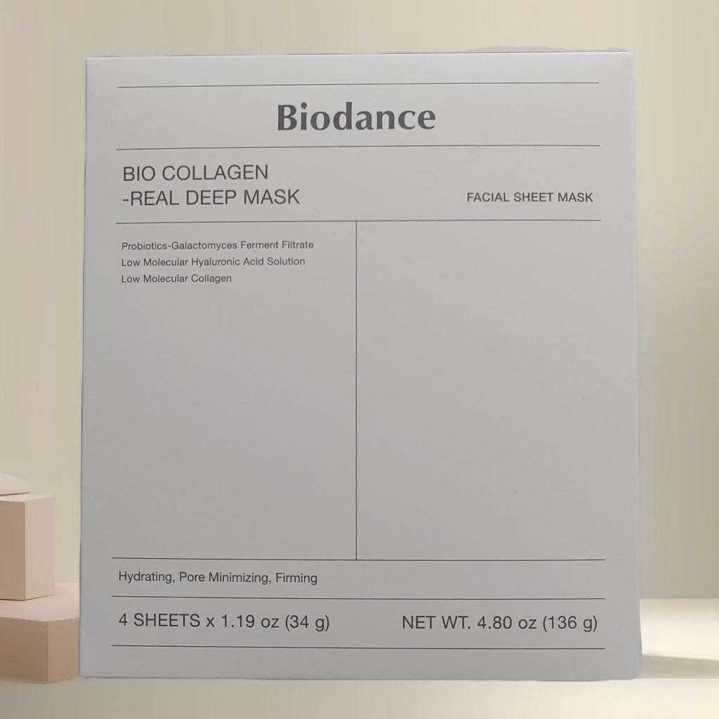 Biodance Bio-Collagen Real Deep Mask – măști faciale cu bio-colagen, set 4 buc.