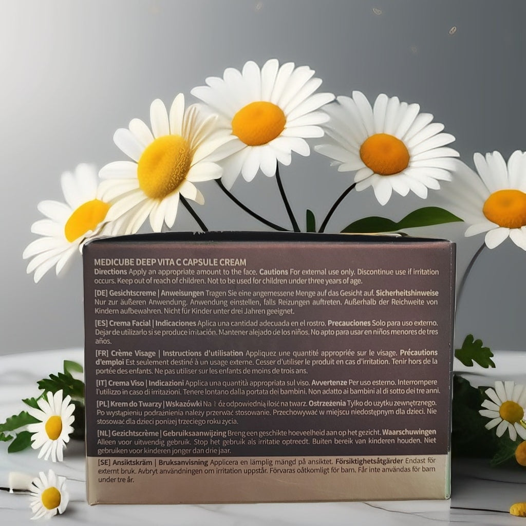 Medicube Deep Vita C Capsule Cream – cremă facială cu vitamina C 55 g