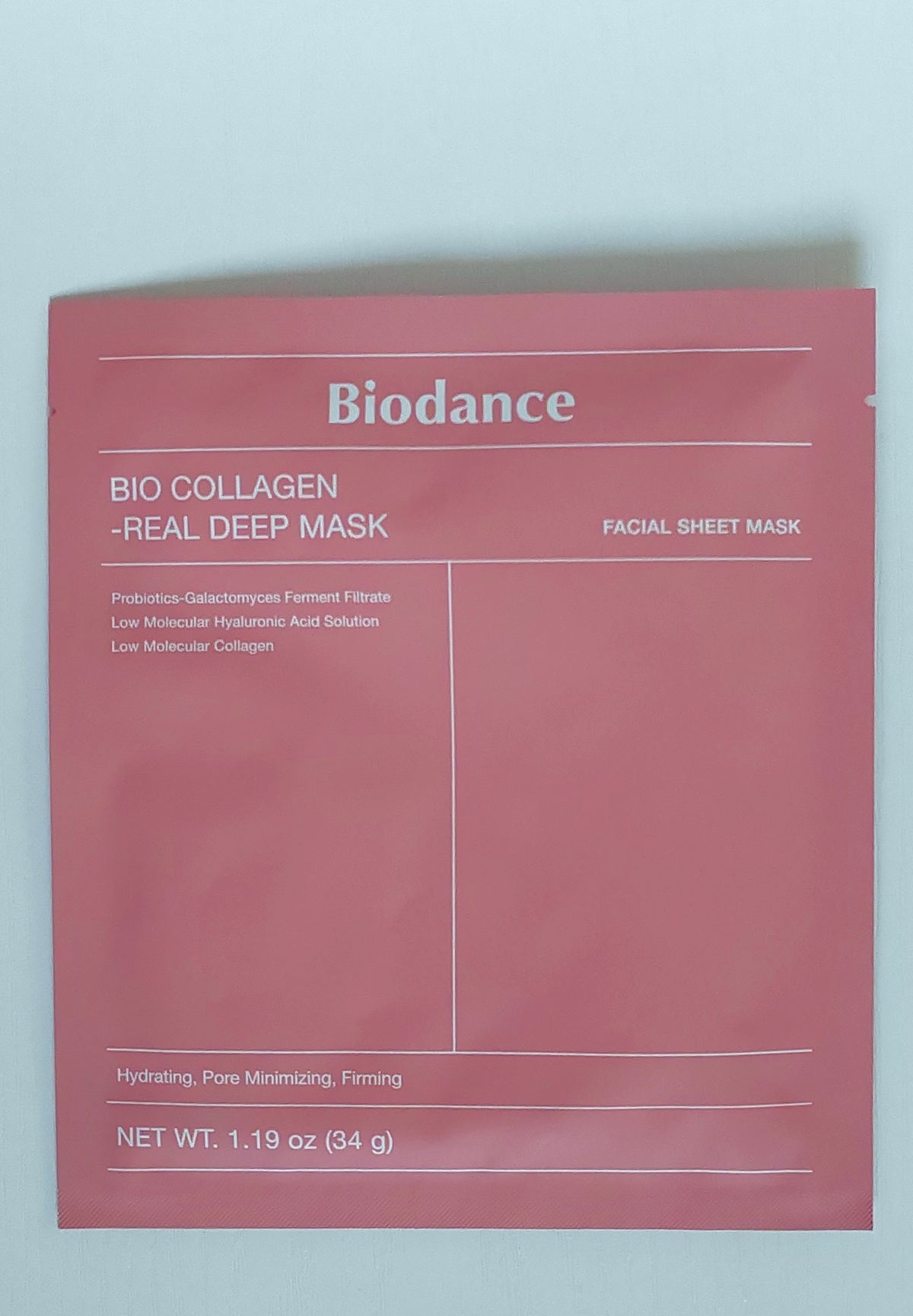 Biodance Bio-Collagen Real Deep Mask – măști faciale cu bio-colagen, set 4 buc.